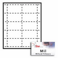 Classic Name Tag Paper Inserts - 4 Color Process (3 1/2"x2")